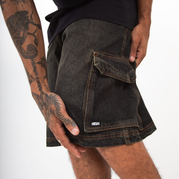 Faded Denim Shorts Swamp - Image 5