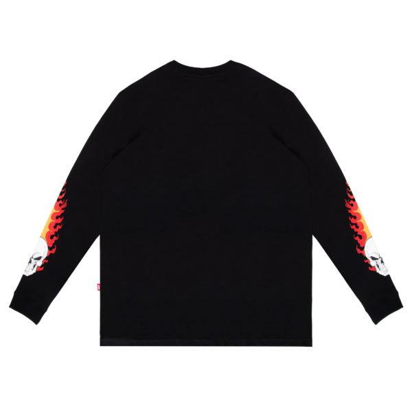 Longsleeve Ghost Rider Black - Image 2