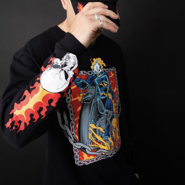 Longsleeve Ghost Rider Black - Image 6