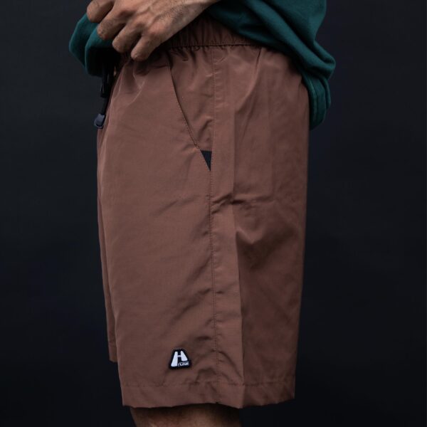 Shorts Logo Line Brown - Image 4