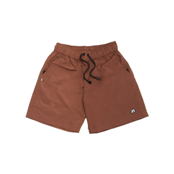 Shorts Logo Line Brown