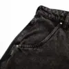 Jeans Pants Logo Line Washed Black - Imagem 7