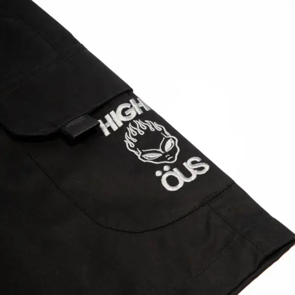 High & ÖUS Nylon Shorts Black - Image 4