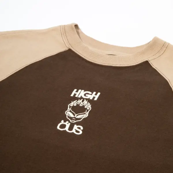 High & ÖUS T-Shirt Brown - Image 3