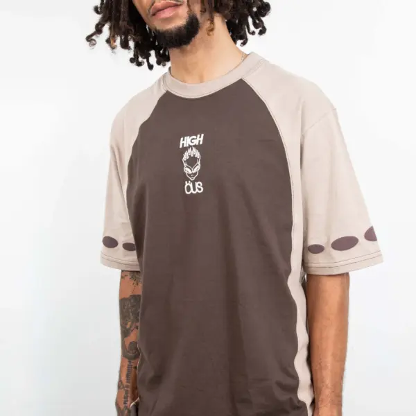 High & ÖUS T-Shirt Brown - Image 5