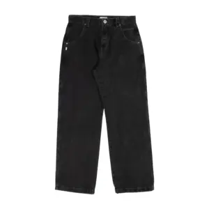 Denim Pants H-Line Washed Black