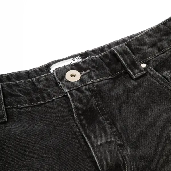 Denim Pants H-Line Washed Black - Imagem 6