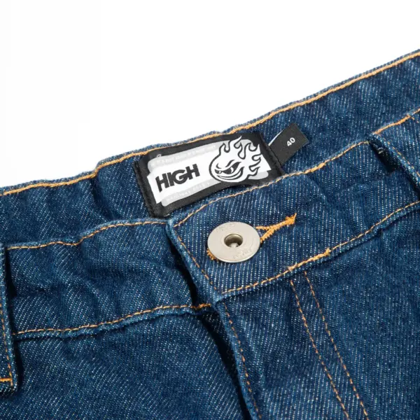 Denim Pants H-Line Raw Washed - Imagem 6