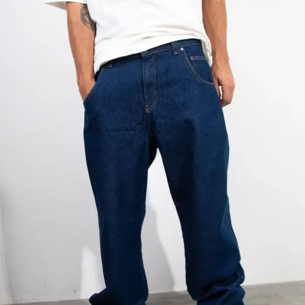 Denim Pants H-Line Raw Washed - Imagem 7