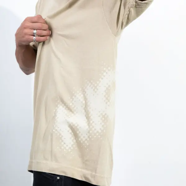 Tee Halftone Beige - Imagem 4
