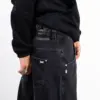 Denim Pants H-Line Washed Black - Imagem 7
