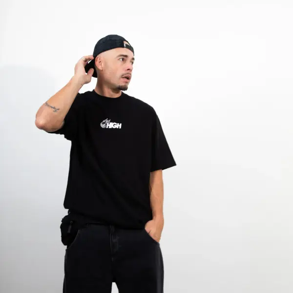 Tee Freddy Flames Black - Imagem 4