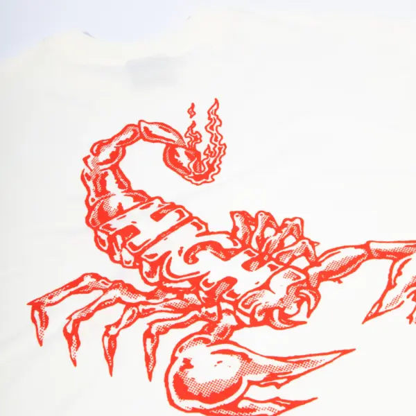 Tee Scorpion White/Red - Imagem 4