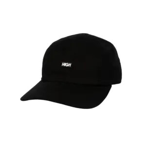 Twill 5 Panel Patch Black