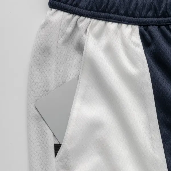 Color Block Shorts Navy - Imagem 4