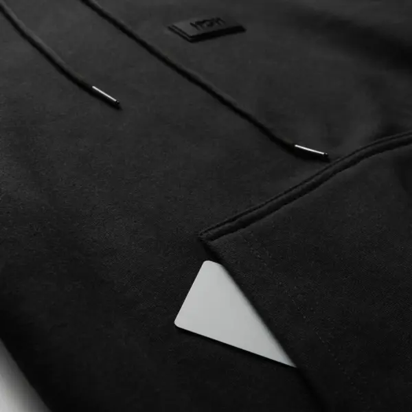 Hoodie Logo Patch Black - Imagem 4