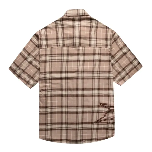 Button Shirt Star Dark Brown - Imagem 5